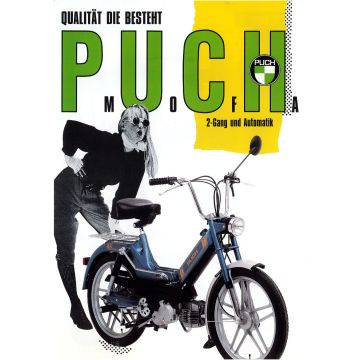 Prospekt Puch Mofa 2-Gang und Automatik