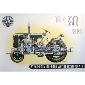 Poster Traktor 15 PS