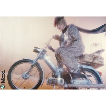 Poster "Puch Maxi mit Oma"
