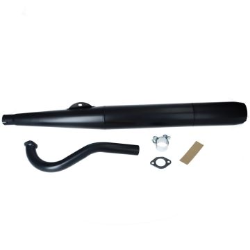 Power Sport Auspuffanlage schwarz, Puch Maxi