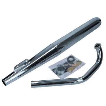 Tuning Auspuffanlage mit Krümmer 28mm Puch DS50, VZ 50