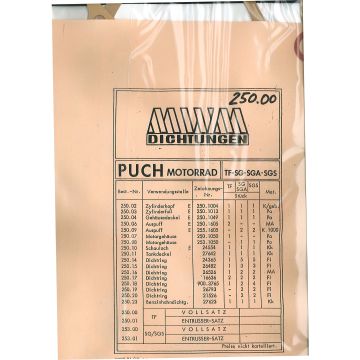 Motor - Dichtsatz Puch TF 250