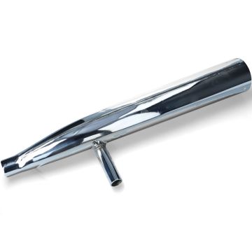 Auspuffmantelrohr 250 SGS rechts ohne FR Halter (Chrom)