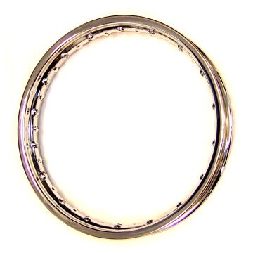 Felge "Italcerchio" 1,60x17", 36 Loch verchr. M125"