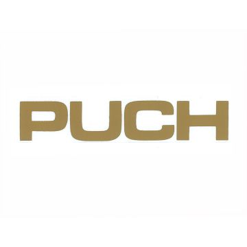 Abziehbild "PUCH" gold