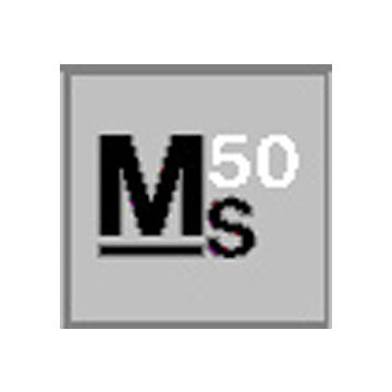 Abziehbild Seitendeckel M50S (Paar)