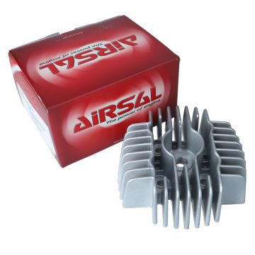 Zylinderkit; Airsal; 38 mm; 50 ccm; getarnt; Puch; Puch Maxi; X30; Mofa; Moped; Tuning; Aluminium; sandgestrahlt; Ersatzteil; Motor; Zylinder; upgrade; Leistungssteigerung; Originaloptik; Motorsport; Classicbike; Retro; robust; langlebig; Anbauteil; Motor