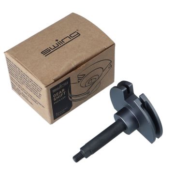 chaltwippe; Doppelzug; swiing revival; Puch; Z50; X30 NS; X30 NL; Mofa; Moped; Schaltmechanik; 2-Gang; Handschaltung; Ersatzteil; Zubehör; Performance; Upgrade; Rennmofa; Schaltweg; Getriebe; Antrieb; Aluminium; Stahl; schwarz matt; eloxiert; robust; präz