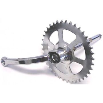 Tretkurbelachse 37 Z. mit rechter Kurbel, Maxi, L,S