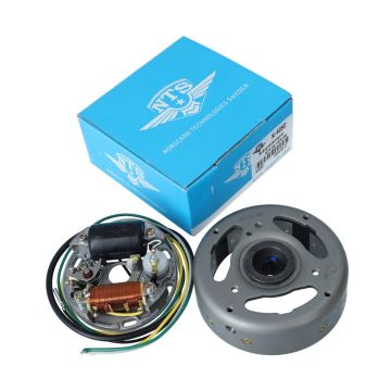 Lichtmagnetzünder mit Schwungrad, 6V 15/3/5 Watt, Puch 2-, 3- und 4-Gang Motoren