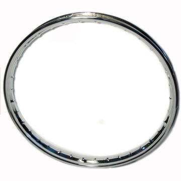 Felge "Italcerchio" 1,35x19" 36L Ø6,6 verchromt  VS 50, MV 50