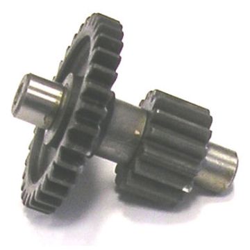 Umpressen der Anwerfzwischenwelle f. 3gg. Renngetr.