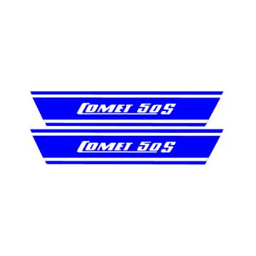 KTM Streifen für Seitendeckel 302x50mm Comet 50S