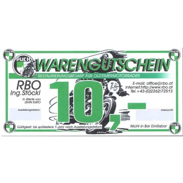 Gutschein RBO - Euro 10,--