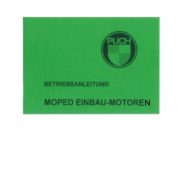 Betriebsanleitung Puch Einbaumotoren