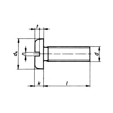 Linsenkopfschraube M4x6