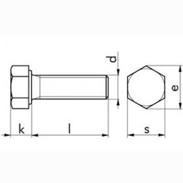 Sechskantschraube  M7x25 DIN 933