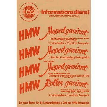 Poster "HMW Infodienst"