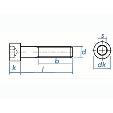 Inbusschraube M8x35 DIN912