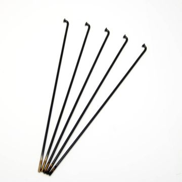 Speiche M3,5x213 95° mit Nippel, schwarz verchromt