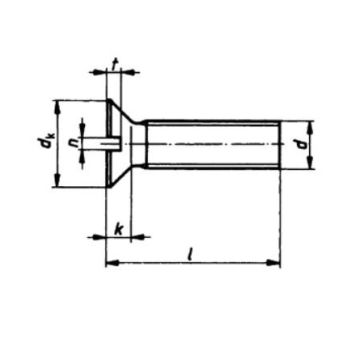 Senkkopfschraube M5x10, DIN963