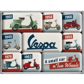 Magnet Set "VESPA Model Chart"