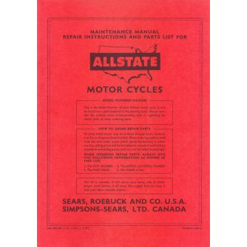 spare part list Puch/Allstate MS50