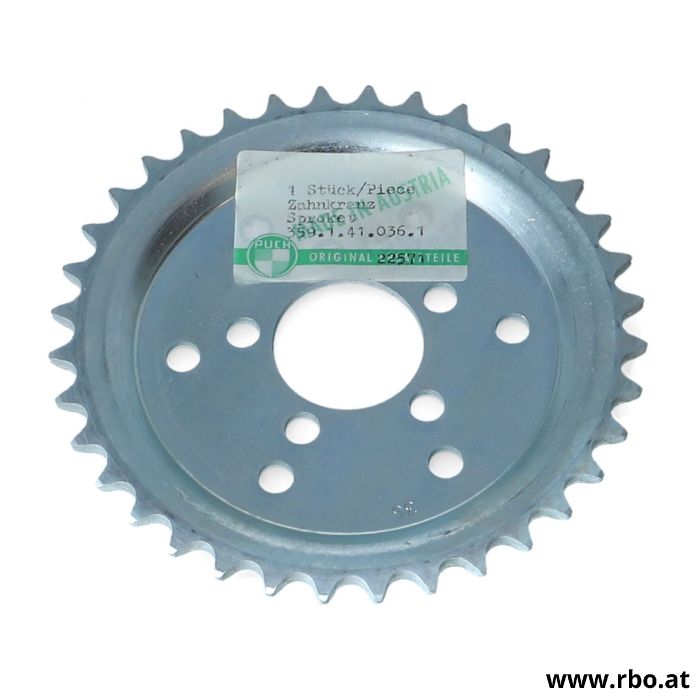 Kettenrad 36 Zähne
Puch Monza 4S
Puch Monza 4SL
Puch Monza 4C
Puch Monza 4XL
Puch Imola
NOS