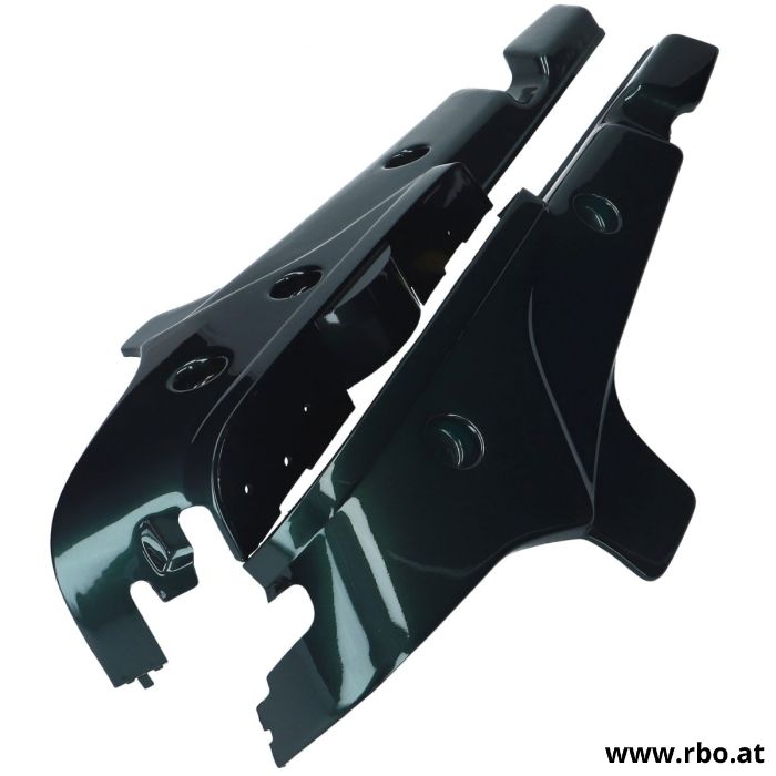 Garnitur Rahmenverkleidungen Puch Maxi P1, dunkelgrün metallic
Kettenschutz
Rahmenverkleidungen 407092 + 409139