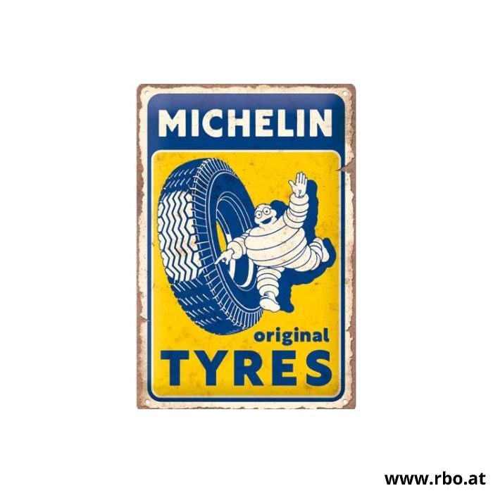 Blechschild "Michelin – Original Tyres" MICH10000